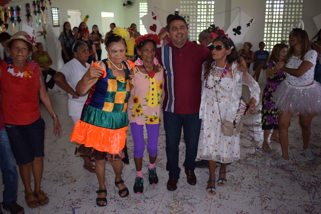 Professor Ribinha no Carnaval na Terceira Idade
