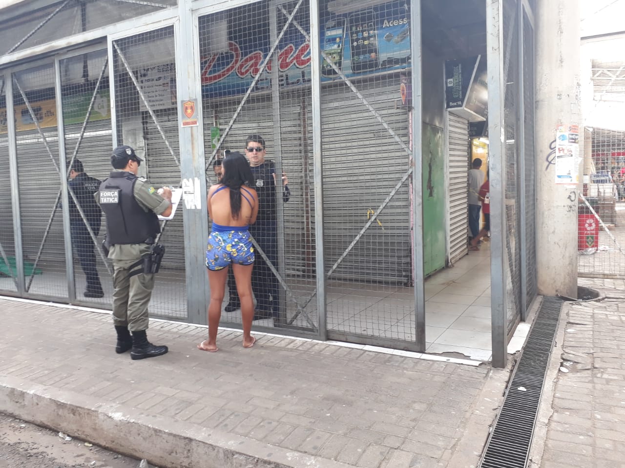 Local onde o jovem morreu