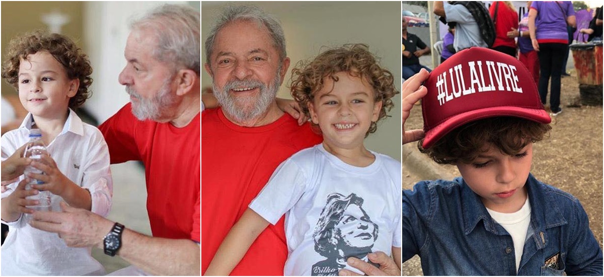 Lula e o neto Arthur