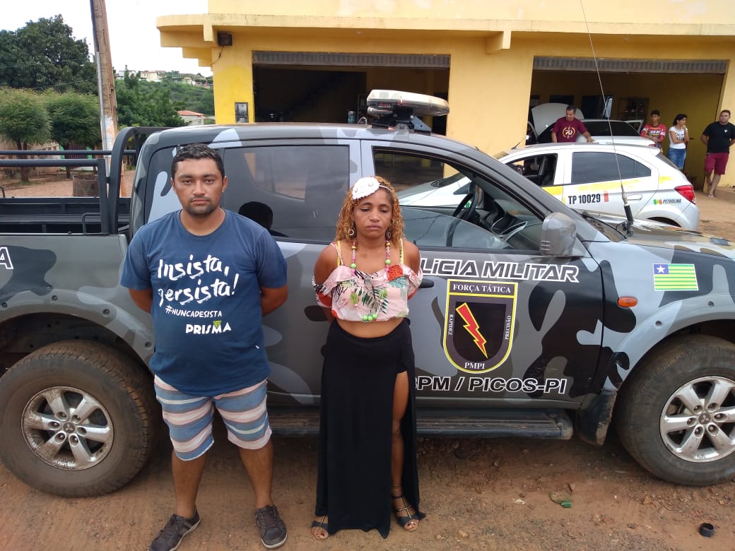 Casal preso em Picos