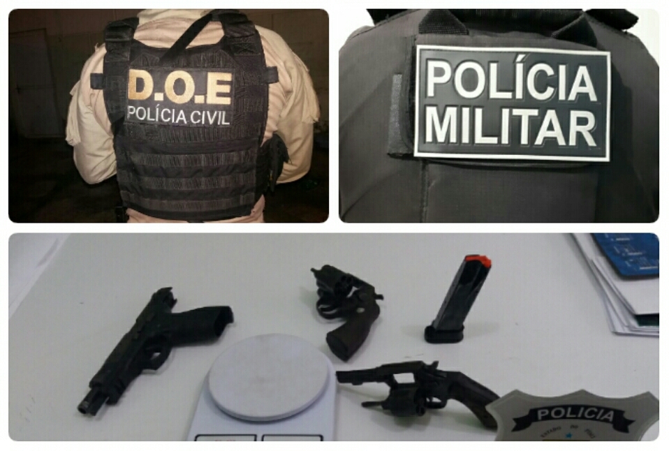 A prisão foi realizada pela Polícia Civil em conjunto com a Polícia Militar