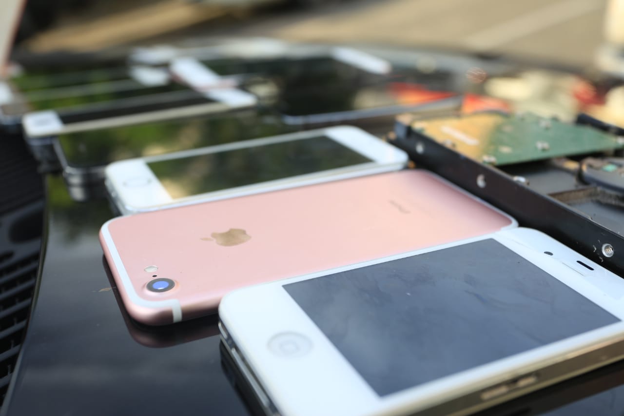 Aparelhos celulares roubados
