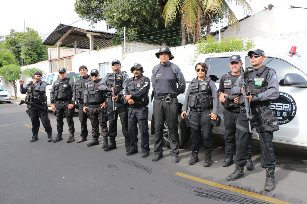 Equipe da Força Tarefa da Secretaria de Segurança Pública do Piauí