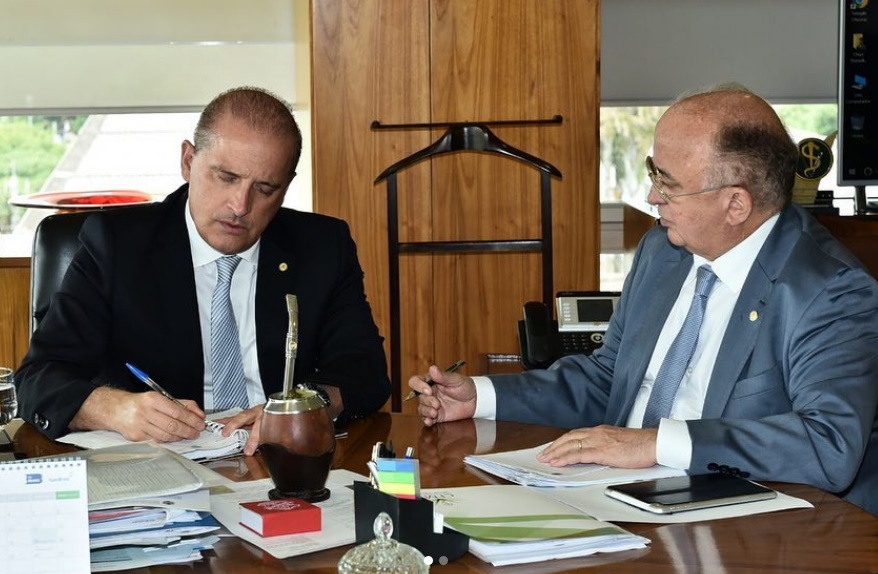 Ministro Onyx Lorenzoni e Deputado Júlio César