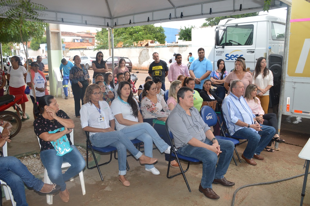 Solenidade de implantação do Caminhão da Saúde da Mulher em Picos