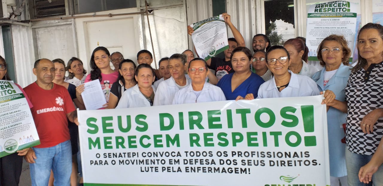 Enfermeiros decidem entrar atividades por tempo indeterminado no Piauí