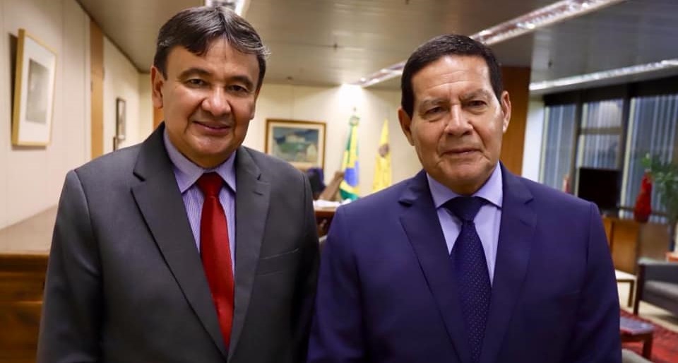 Wellington Dias e Hamilton Mourão 