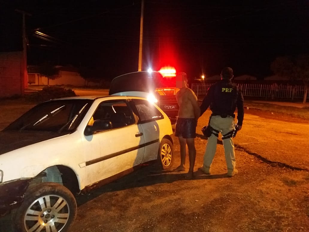 Condutor de veículo preso pela PRF