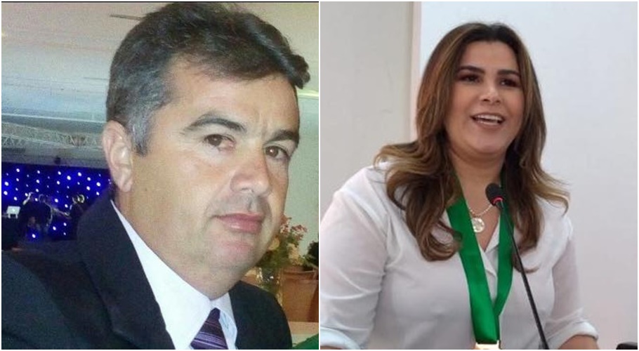 Cássio Rufino e Marina Santos
