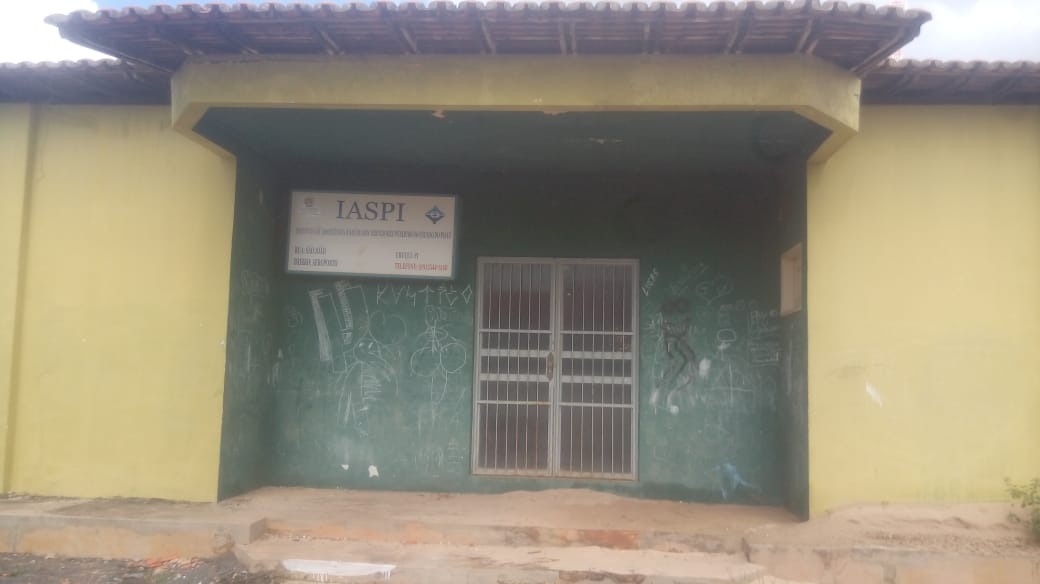 Prédio onde funcionou o Iaspi em Uruçuí