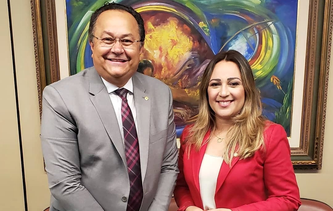 Deputado Silas Câmara e deputada Rejane Dias