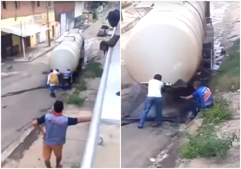 O reboque se desprendeu da cabine do veículo