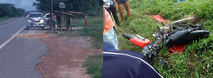 O acidente ocorreu na BR 316 na tarde desta terça-feira