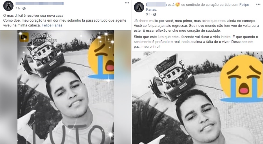 Amigos e parentes lamentam morte de jovem