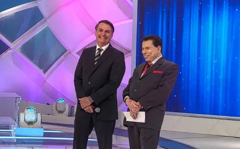 Bolsonaro e Silvio Santos