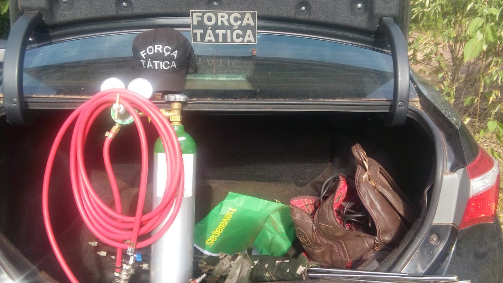 Carro foi recuperado em Valença