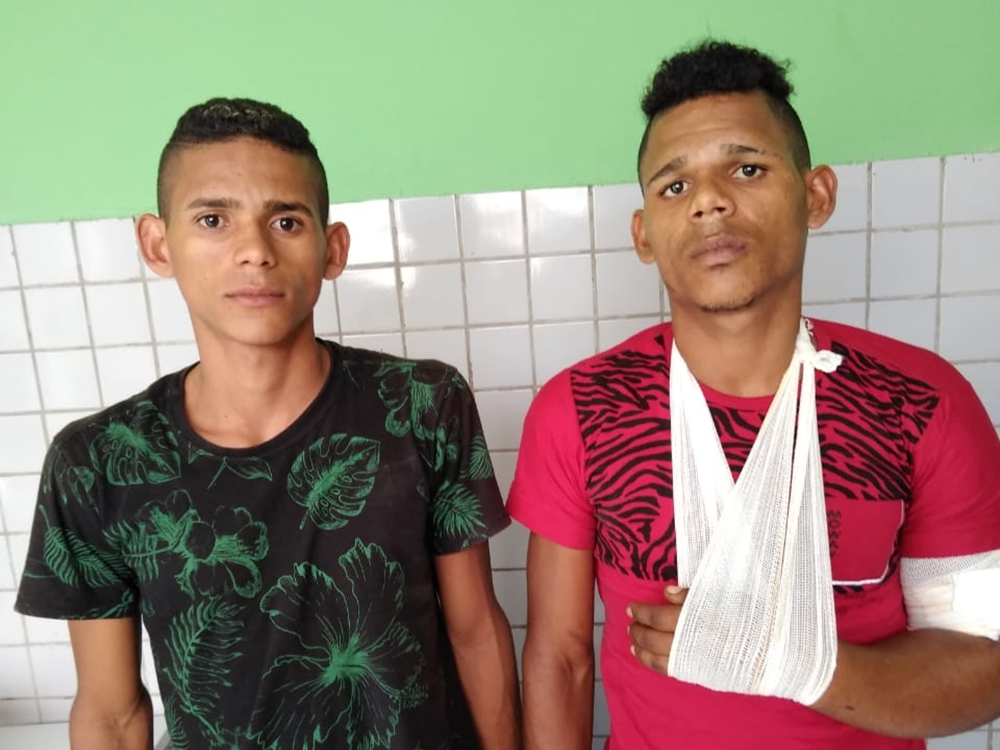 Irmãos presos pela polícia
