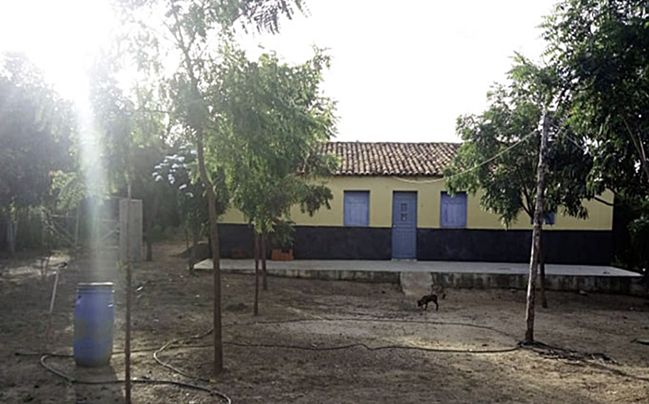 Residência encontrada pela PM