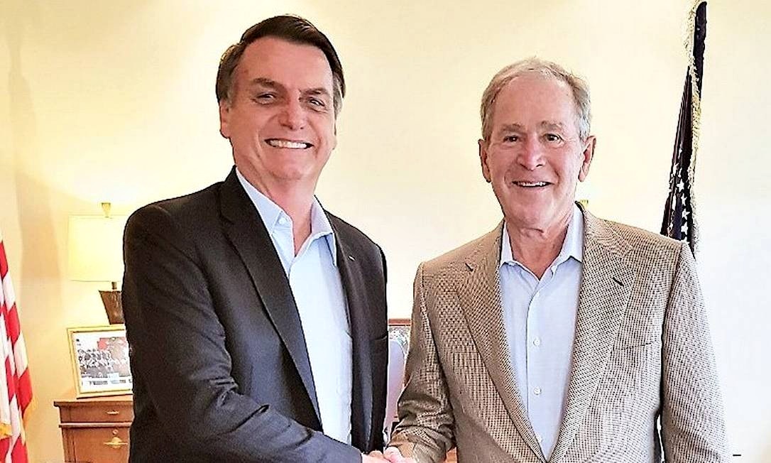Bolsonaeo e George W. Bush
