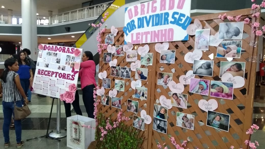 Evento em comemoração ao Dia Mundial de Doação do leite humano