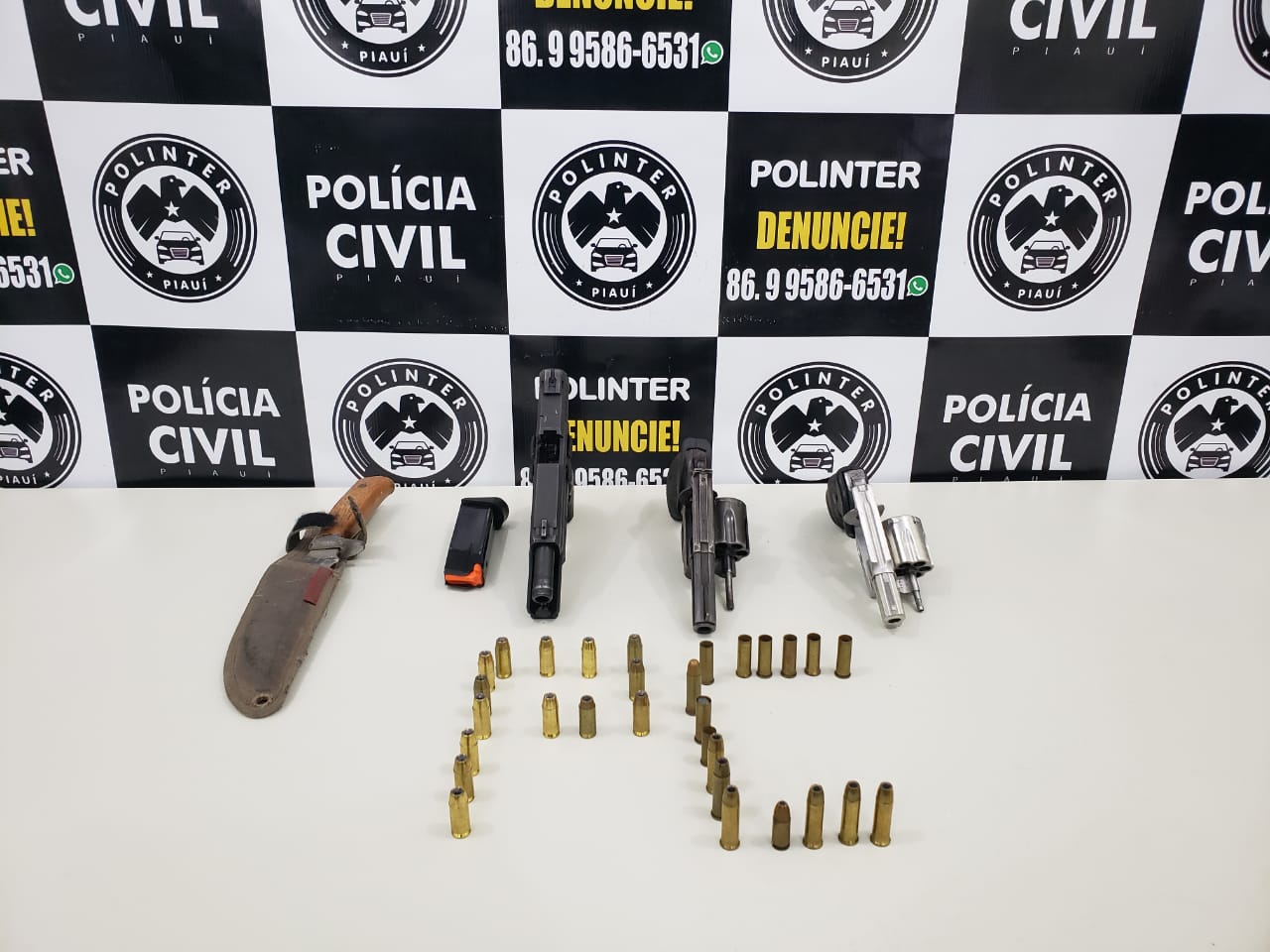 Armas apreendidas