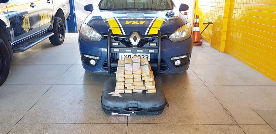 Maconha encontrada pela PRF-PI
