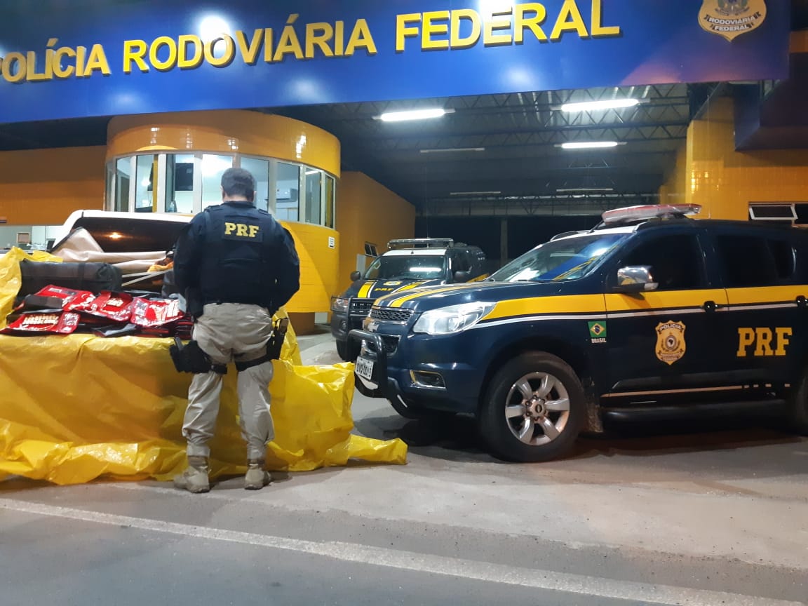 Semijóias apreendidas na BR 230
