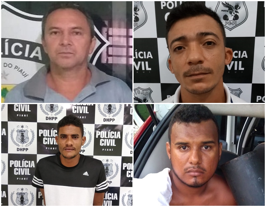Francinaldo, Glauber, Francisco Wellithon e Enoque