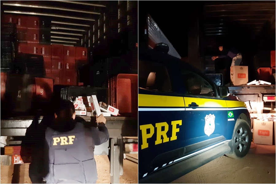 Polícia Rodoviária apreende cigarros