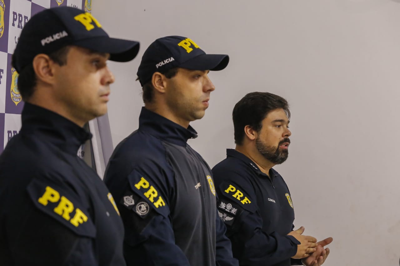 Coletiva de imprensa da PRF