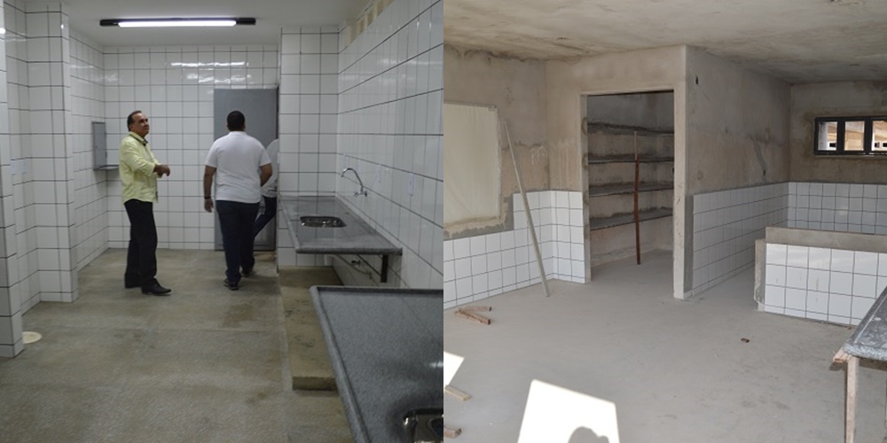 Obra inacabada em Buriti dos Lopes