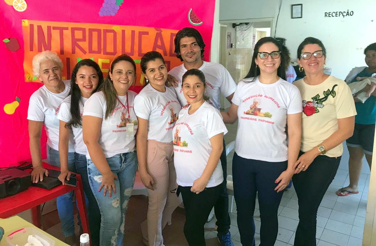 Oficina de introdução alimentar na cidade de Esperantina 