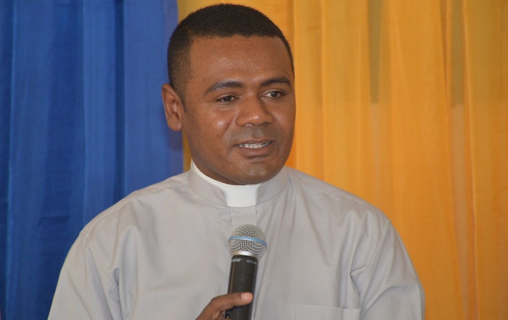 Padre Marcos Roberto, coordenador da caminhada