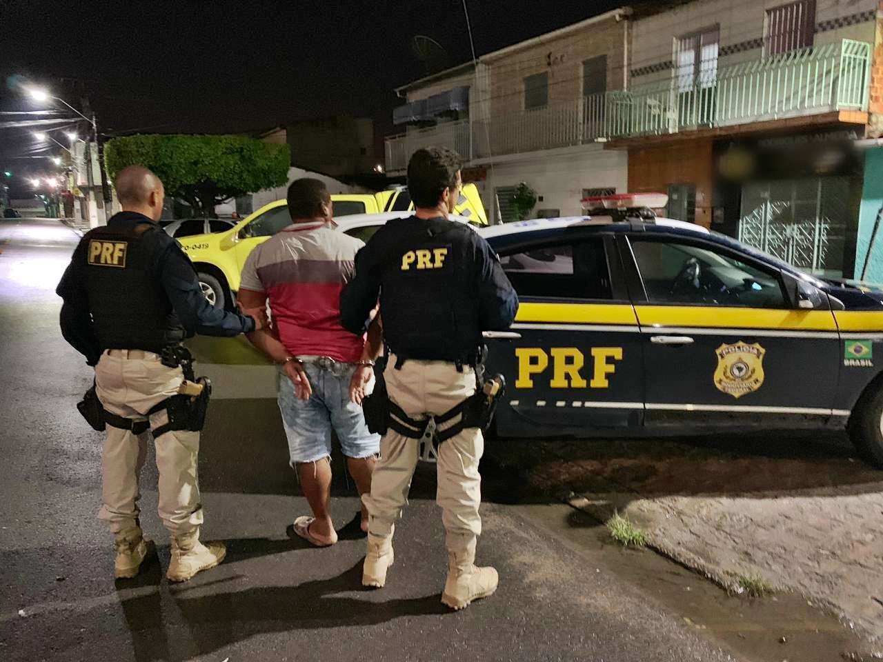 Prisão realizada pela PRF