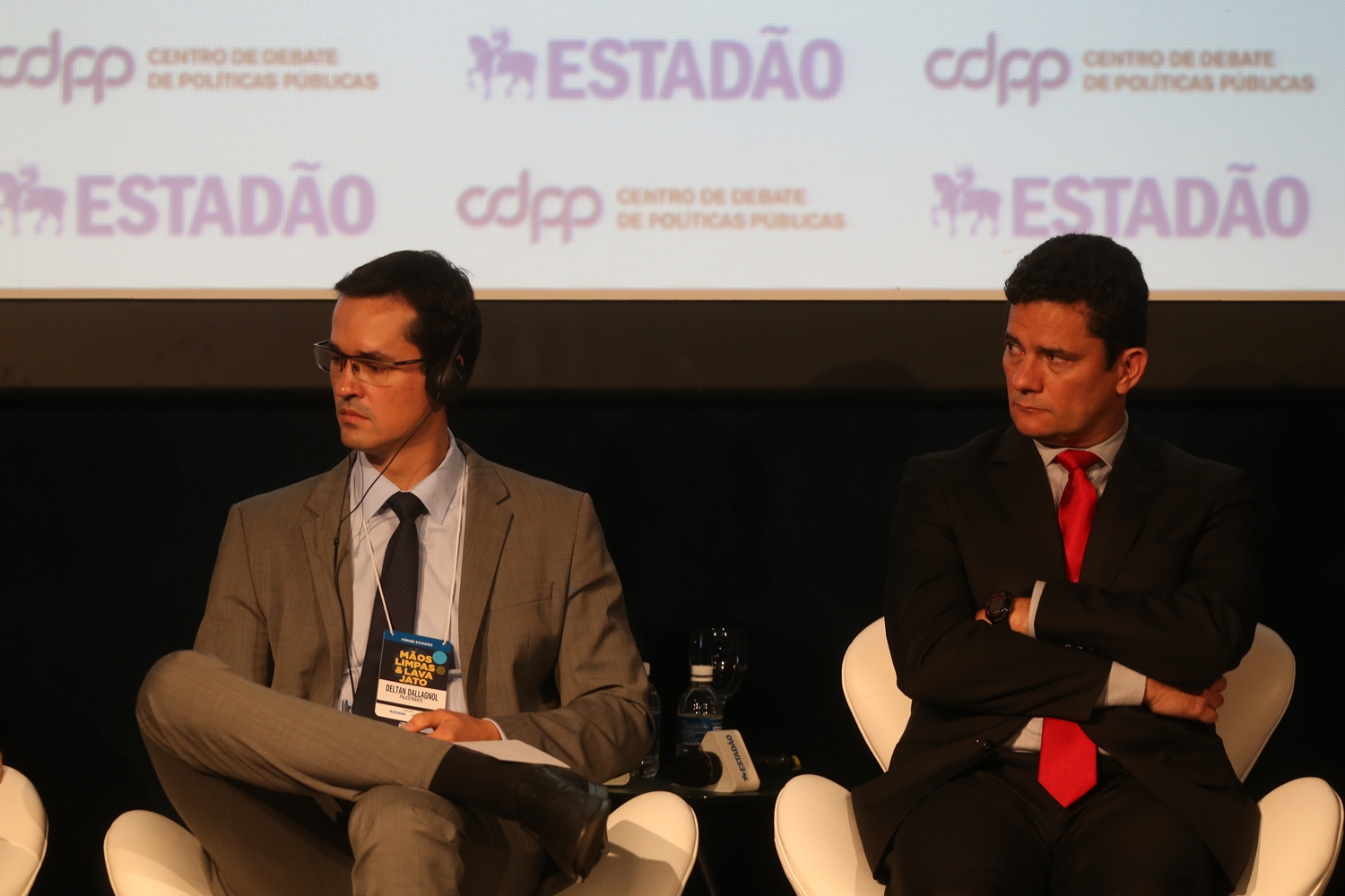 Deltan Dallagnol e Sérgio Moro