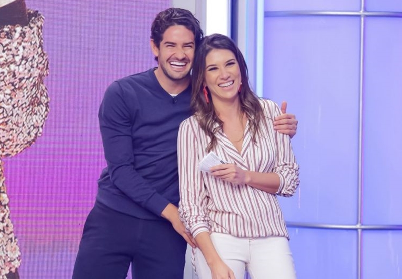 Felipe Pato e Rebeca Abravanel