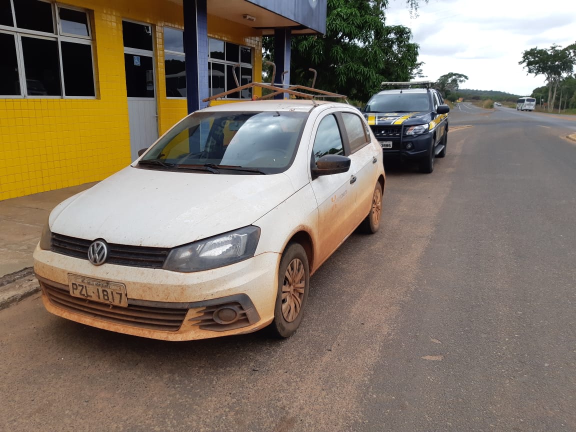 Veículo recuperado pela PRF em Teresina