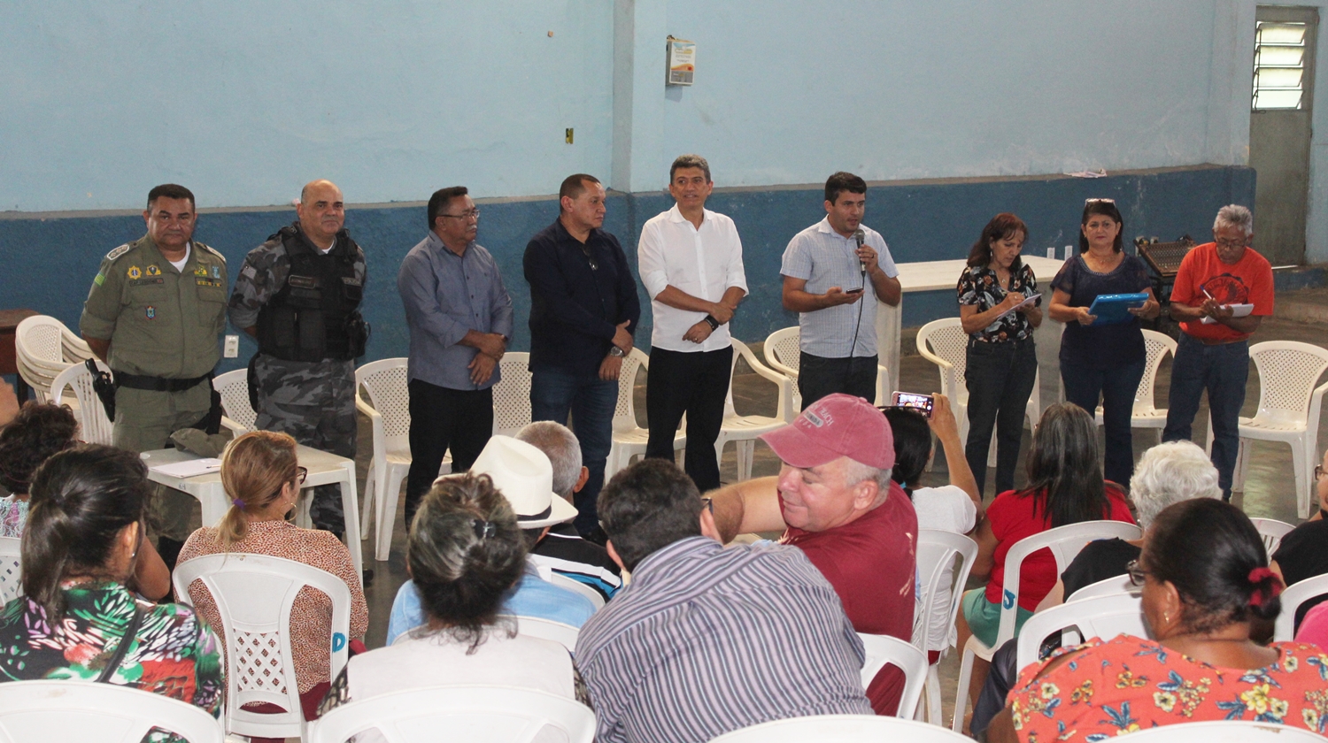 Audiência foi realizada com a presença do comandante do 9º BPM