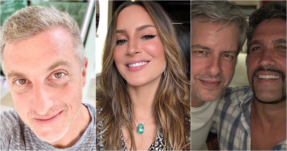 Luciano Huck, Claudia Leitte e Victor e Leo