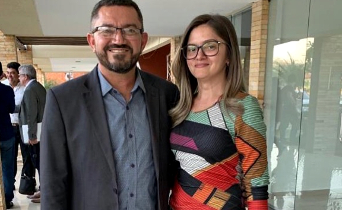 Padre Walmir e Maria Santana
