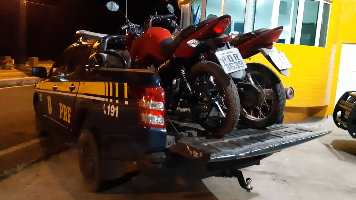Motos com registro de roubo/furto são apreendidas pela PRF em Brasileira-PI