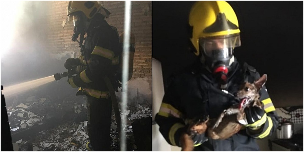 Incêndio em residência na cidade Floriano 