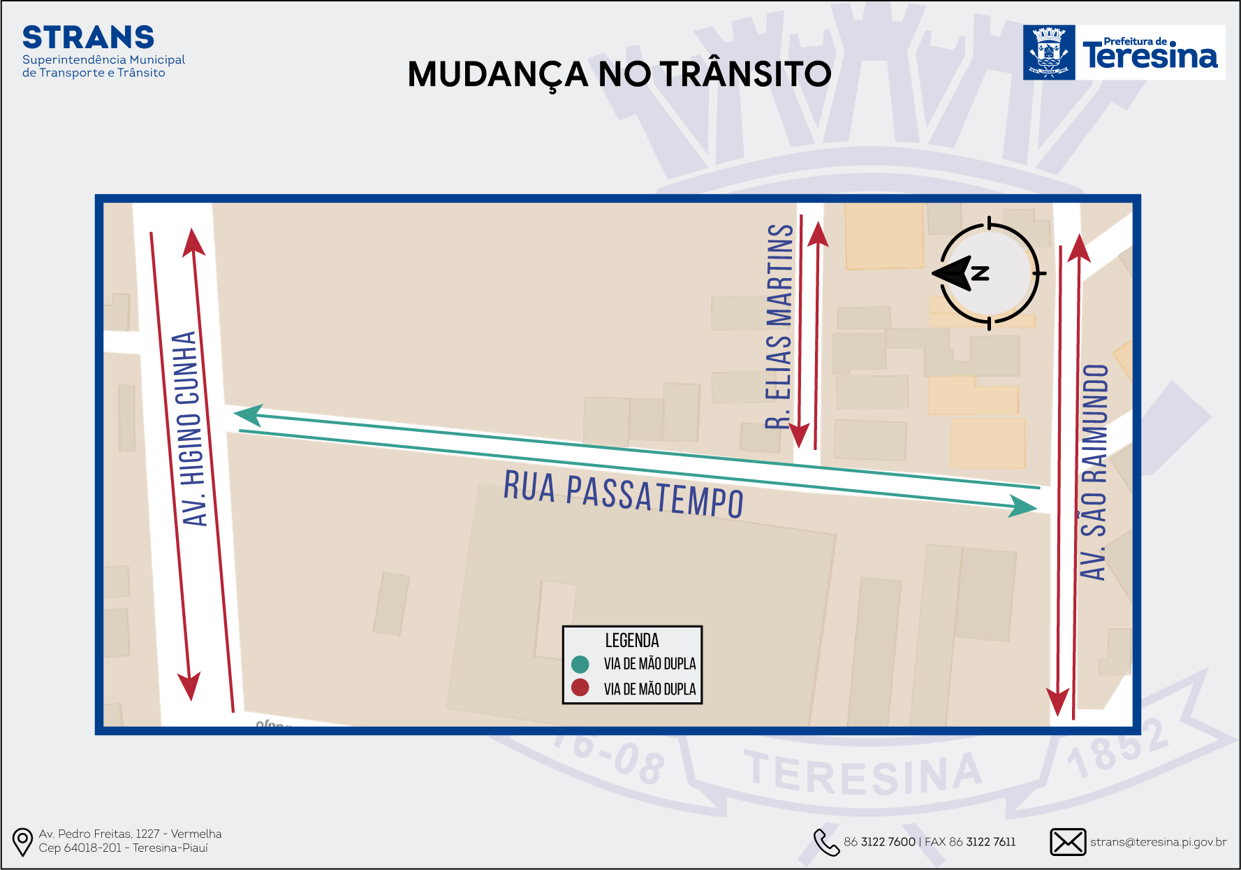 Novo esquema de operação da Rua Passatempo