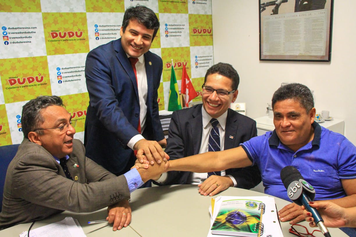 Dudu, Deolindo Moura, Daniel Oliveira e Cícero Magalhães
