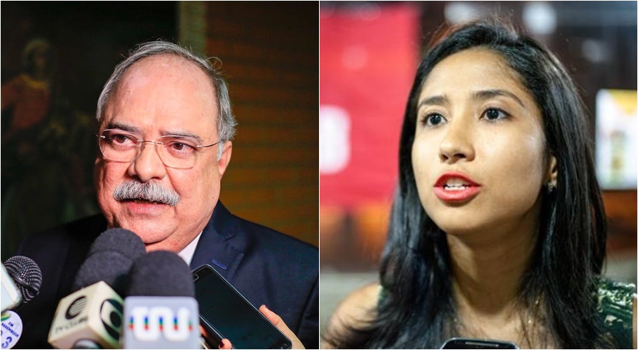 Osmar Júnior e Isadora Cortez