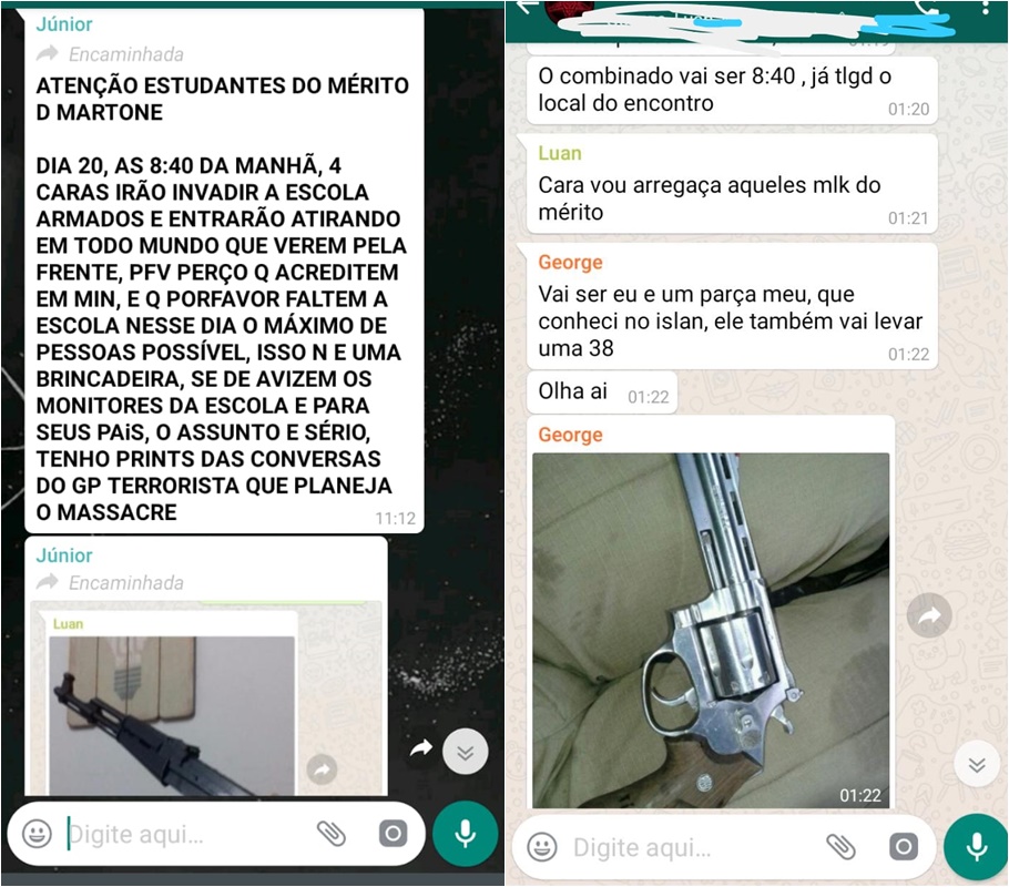 Prints estão circulando 