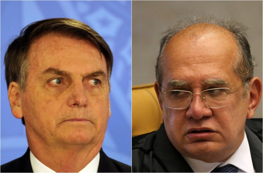 Jair Bolsonaro e Gilmar Mendes