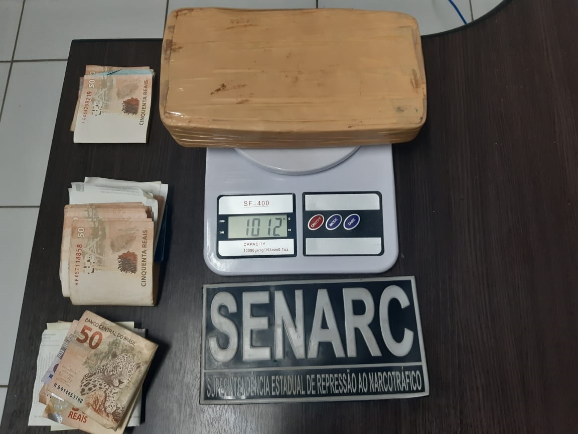 Material apreendido pelos policiais da DENARC em conjunto com a DH
