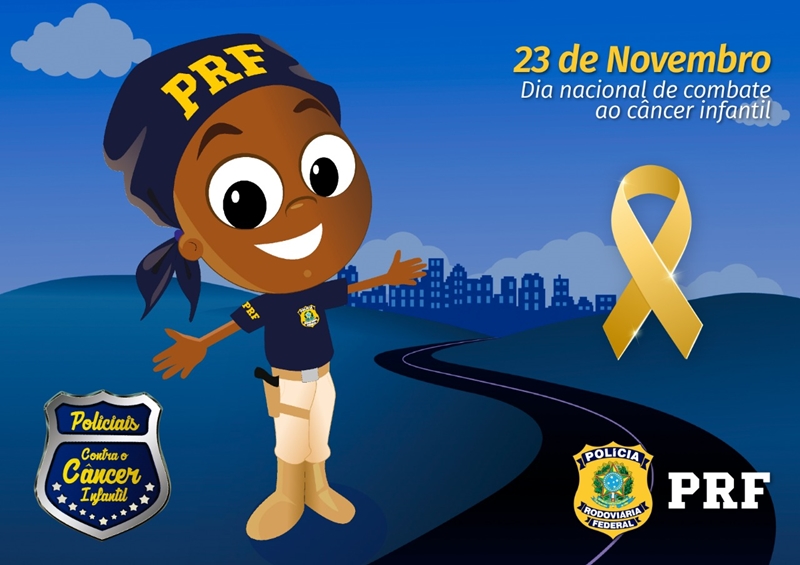 Campanha de doação para crianças em tratamento de câncer. 