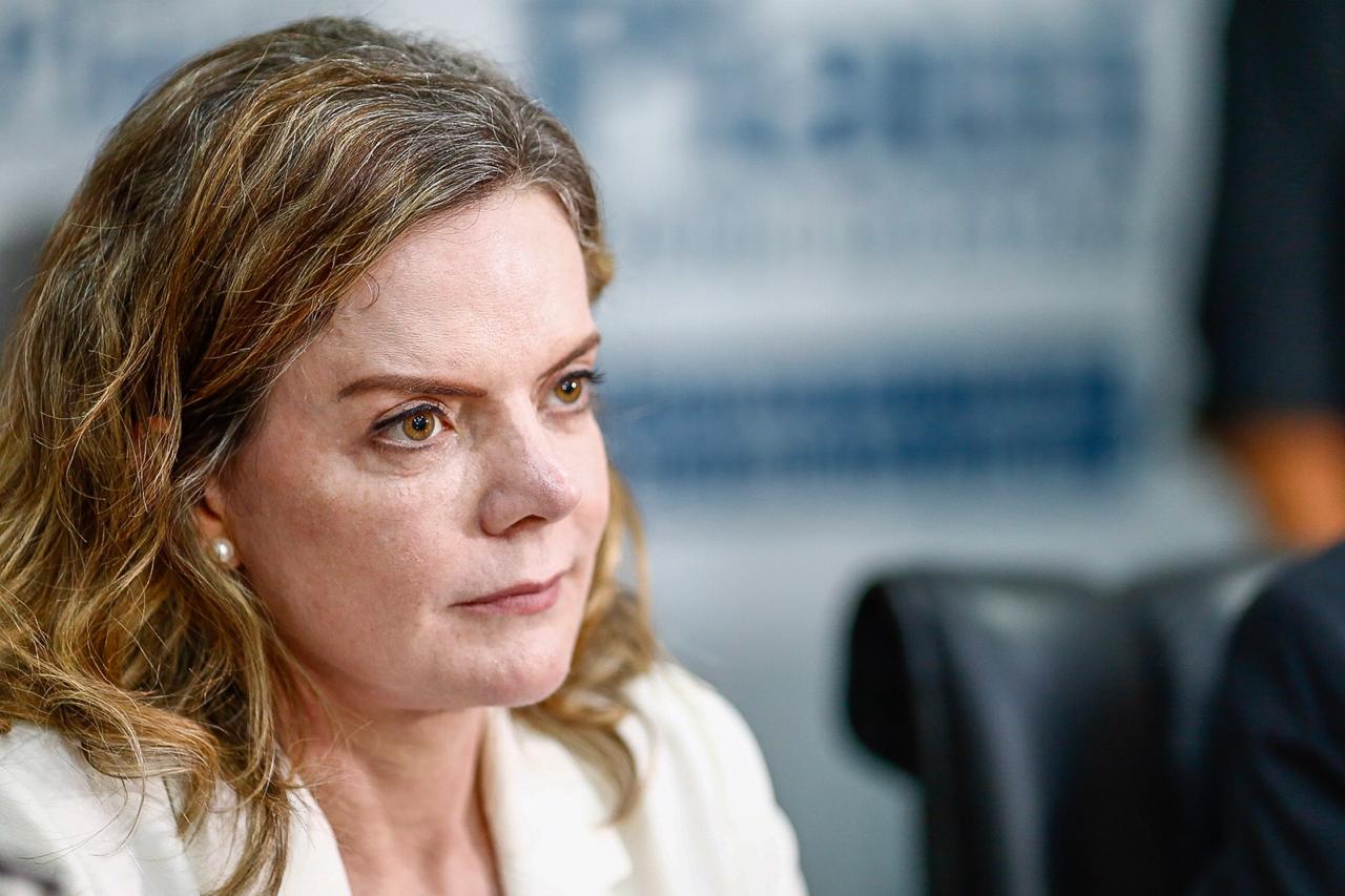 Presidente do PT nacional, Gleisi Hoffmann